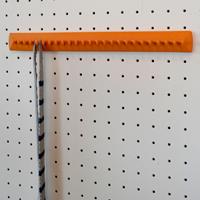Takataka - fixed tie rack - 25 hooks - orange 1